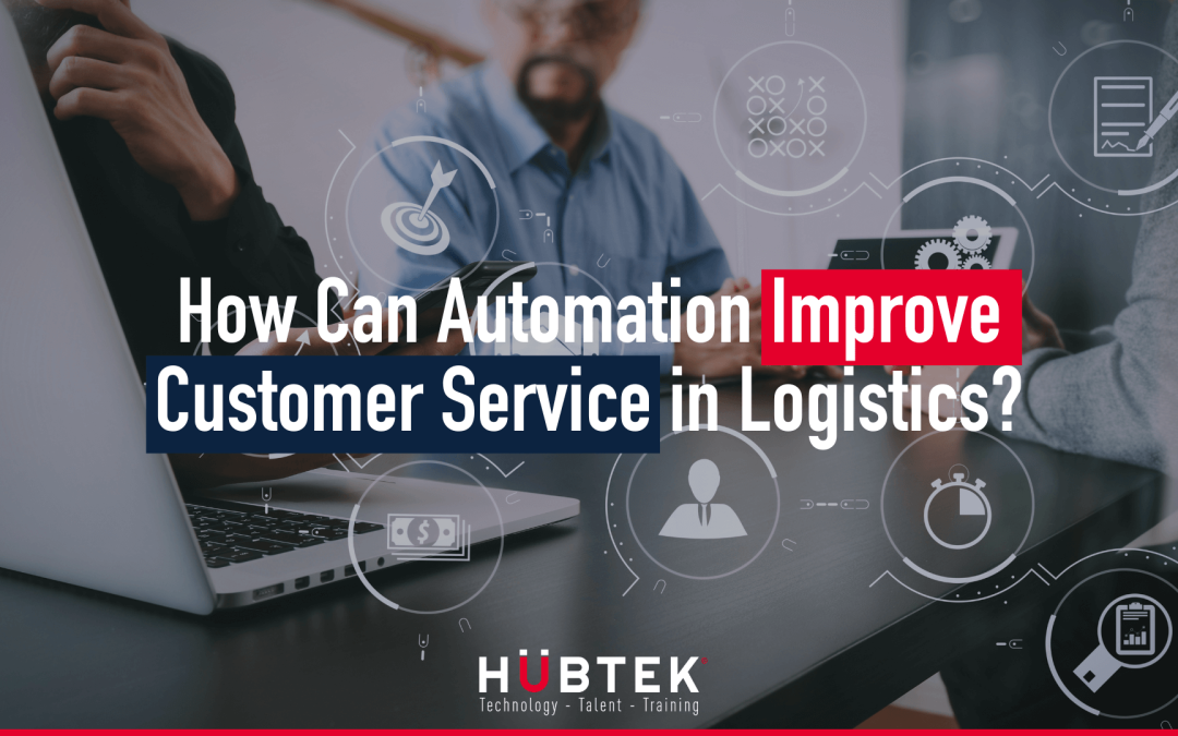 How can automation improve customer service in logistics?